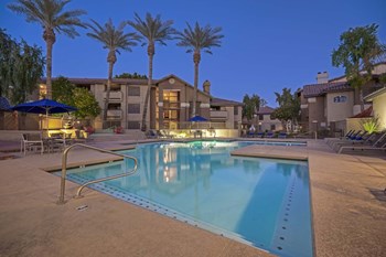 Twilight Photo at Garden Grove Apartment Homes
