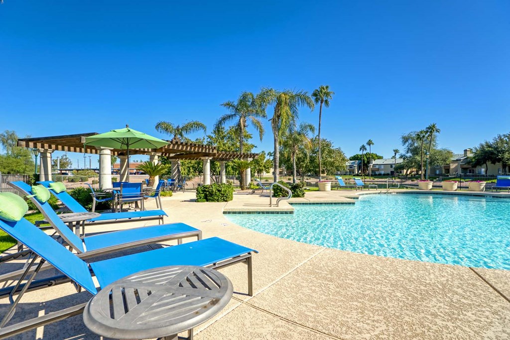 Pool and Lounge at Lakeview at Superstition Springs, 1849 South Power Road