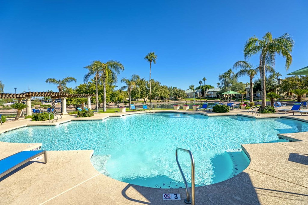 Resort-Style Swimming Pool at Lakeview at Superstition Springs, 1849 South Power Road