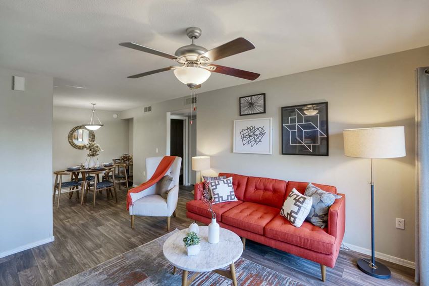 Spacious Living Room Spacious Living Room at Lakeview at Superstition Springs, 1849 South Power Road - Photo Gallery
