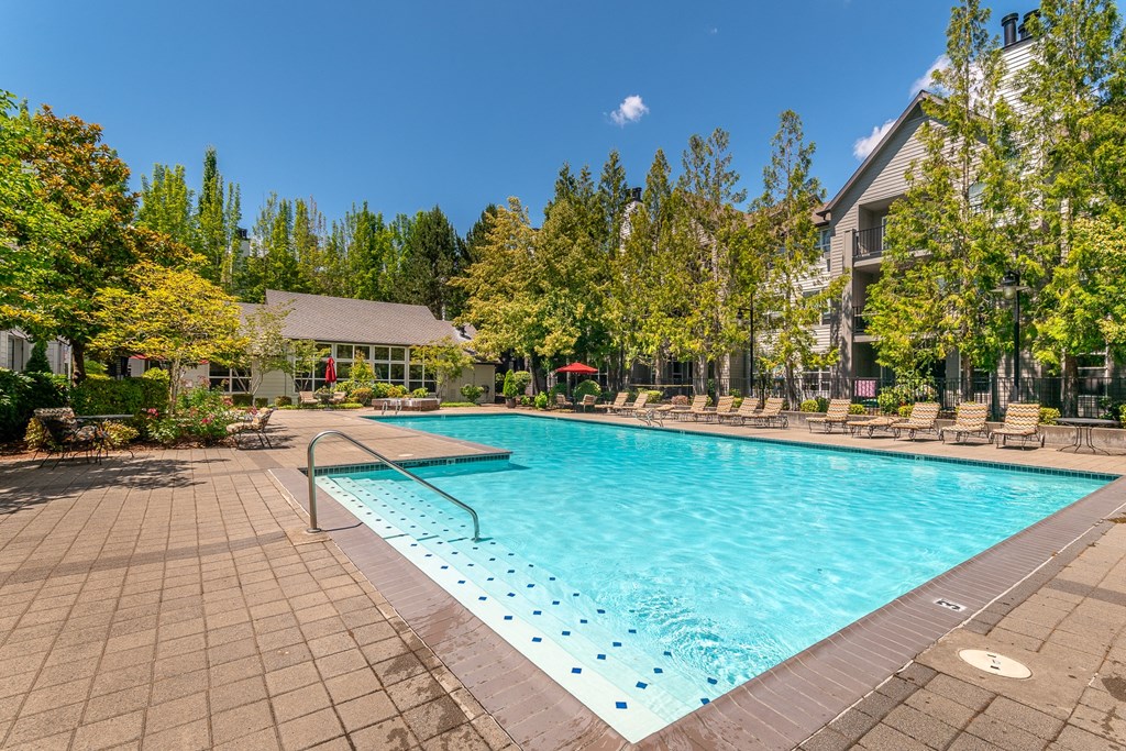 resort style pool at Pallas