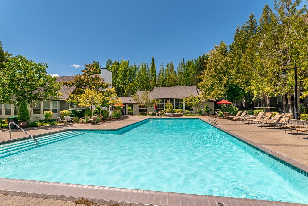 resort style pool at Pallas