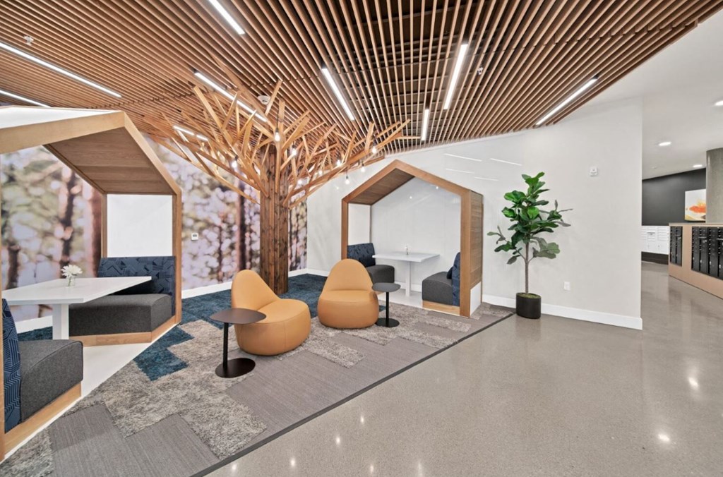 leasing office at The Bower