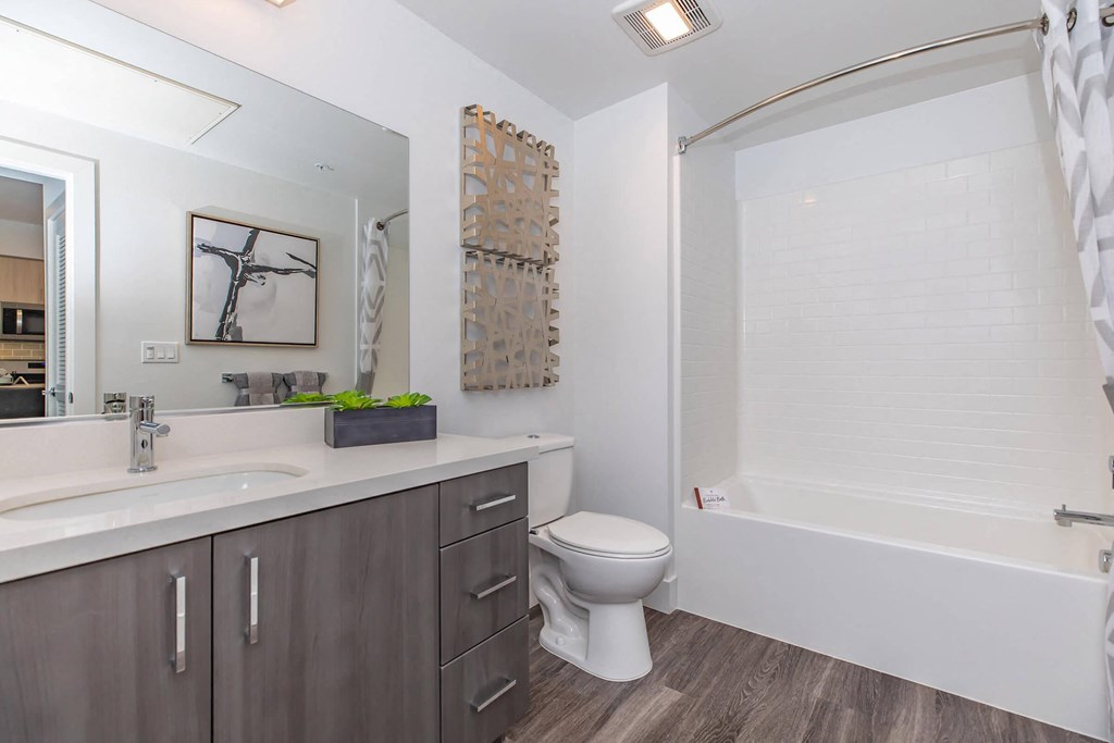 Main Bathroom at The Platform Urban Apartments