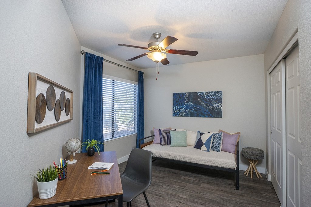 Living Room With Expansive Window at Sonoran Apartment Homes, Phoenix, Arizona