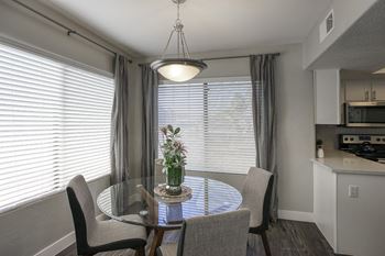 Dining Room and Kitchen View at Sonoran Apartment Homes, Phoenix, AZ