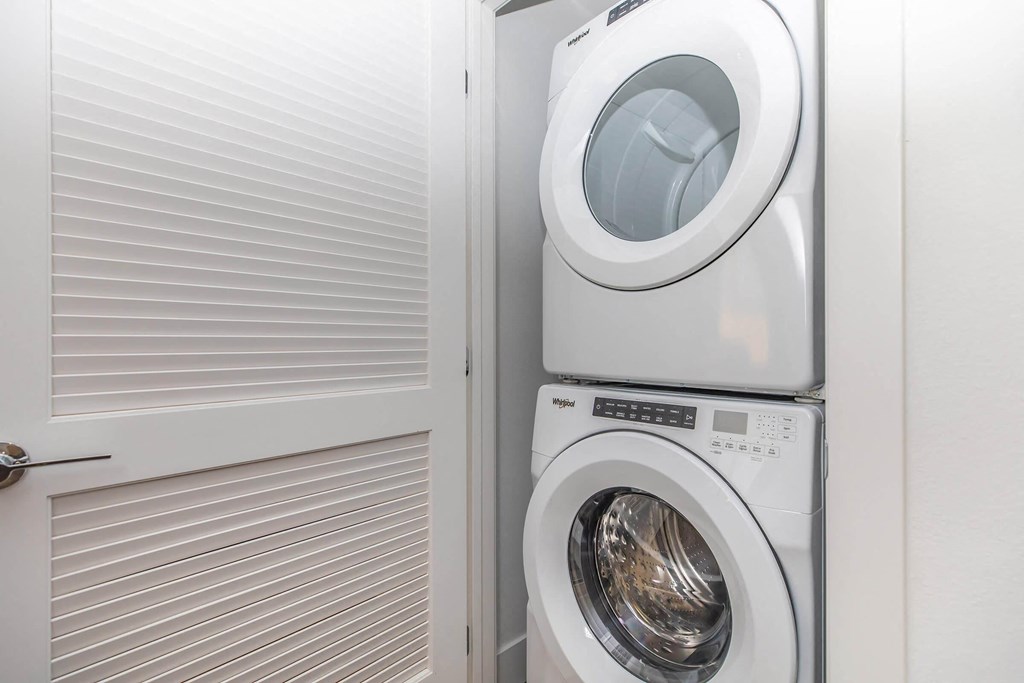 Washer Dyer Stacked at The Platform Urban Apartments