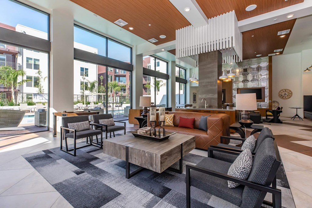 Resident Seating Area Photo at The Platform Urban Apartments