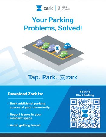 a poster of a parking lot with cars