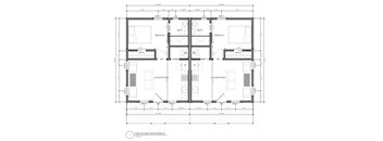 A black and white architectural floor plan of a house with labeled rooms and dimensions.