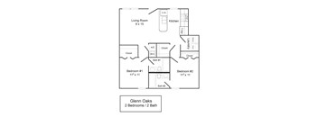 2 Bed 2 Bath