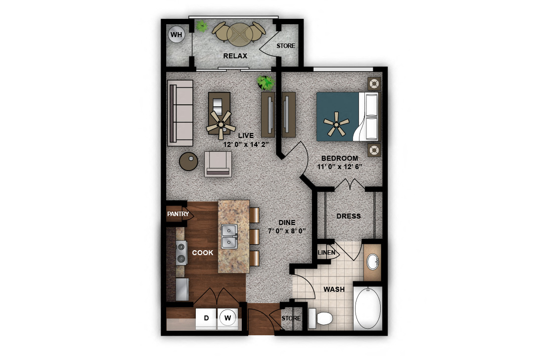 Pulse 1 Bedroom