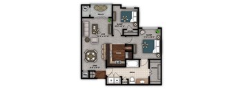 Fusion 2 Bedroom Signature B2