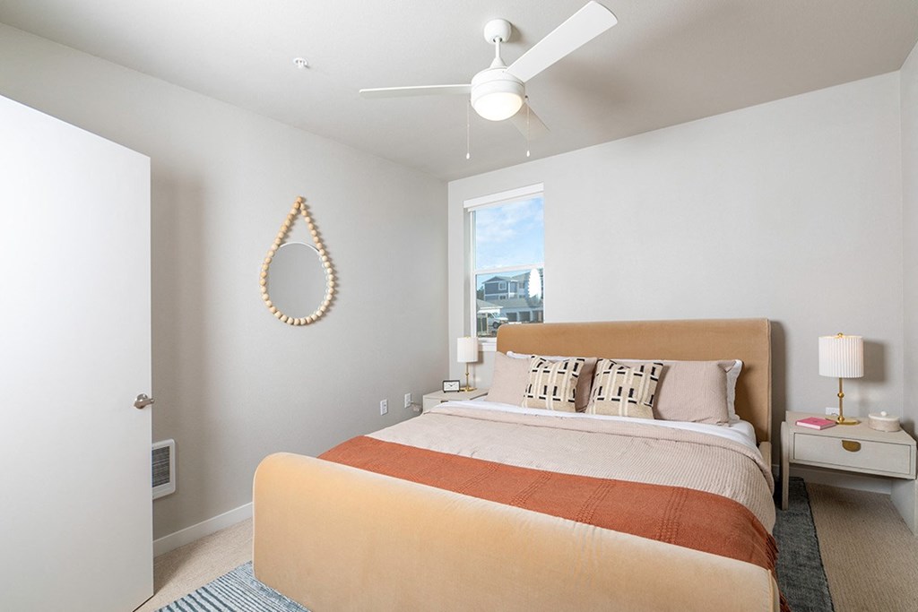 One Bedroom Model Bedroom - The Miles