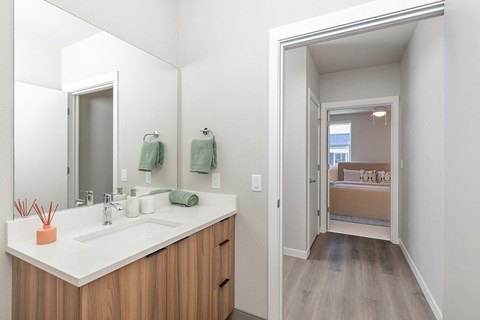 One Bedroom Model Bathroom - The Miles