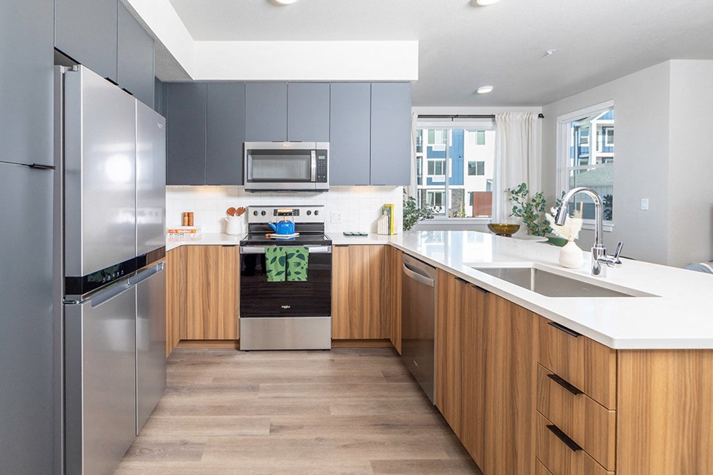 One Bedroom Model Kitchen - The Miles