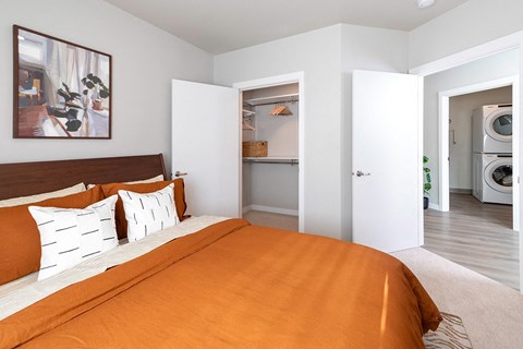 Two Bedroom Model Bedroom - The Miles