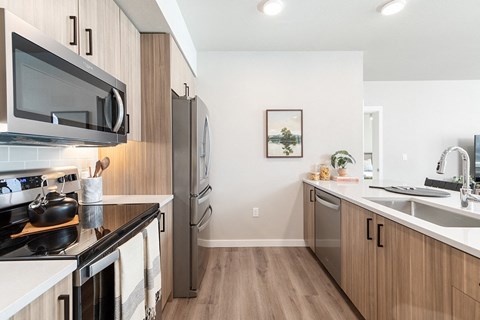 Two Bedroom Model Kitchen - The Miles