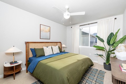 Two Bedroom Model Bedroom - The Miles