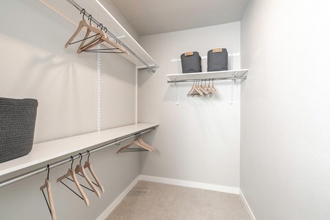 Two Bedroom Model Closet - The Miles