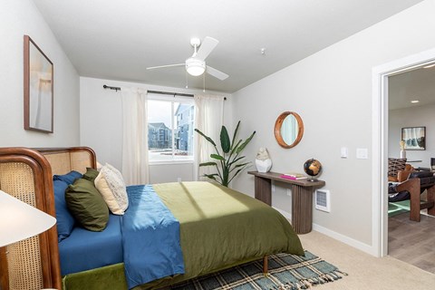 Two Bedroom Model Bedroom - The Miles