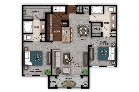 2 Bedroom