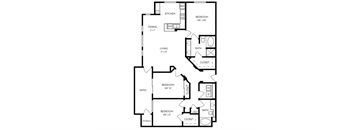 Three Bedroom 1430 sqft