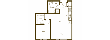 1 bedroom A3r