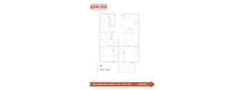 A floor plan for a property at Rowlock.