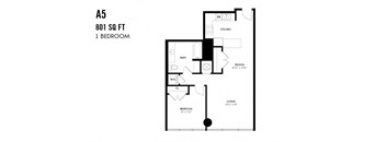 One Bedroom A5 APEX The One