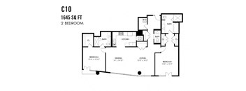 Two Bedroom C10 Apex The One