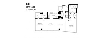 Two Bedroom C11 Apex The One