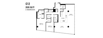 Two Bedroom C12 Apex The One