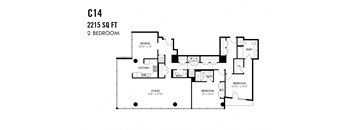 Two Bedroom C14 Apex The One