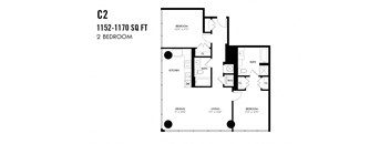 Two Bedroom C2 Apex The One