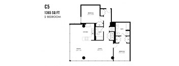 Two Bedroom C5 Apex The One