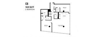 Two Bedroom C6 Apex The One