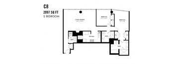 Two Bedroom C8 Apex The One
