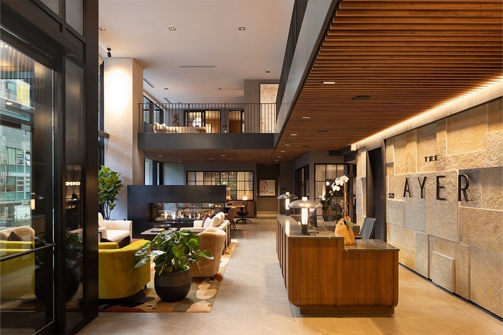 Lobby Entrance & Lounge - The Ayer