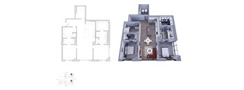 a floor plan of a house
