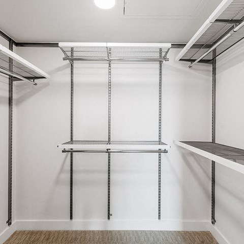 Spacious closet