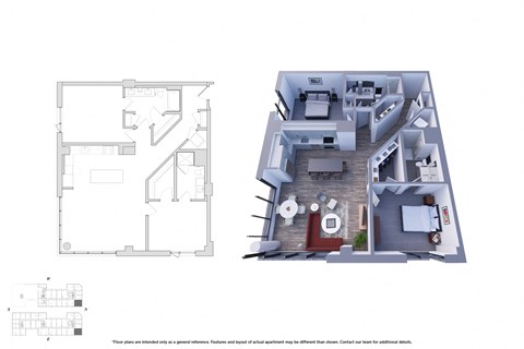 2 Bedroom 2.3 Floor Plan - Bromwell