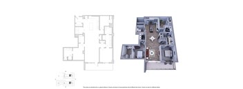 2 Bedroom Den 2.8 Floor Plan - Bromwell