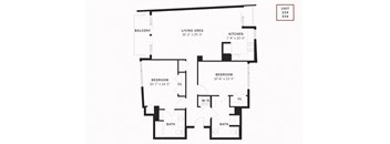 Columbia 2 Bedroom C4