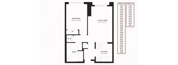 Columbia 1 Bedroom
