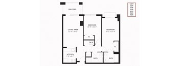 Columbia 2 Bedroom C1