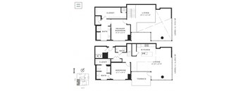 a floor plan of a house