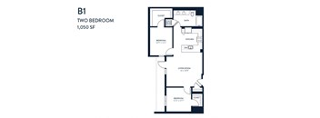Two Bedroom B1 1050 SF - Resa Long Beach