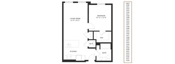 1 Bedroom A2