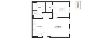 1 Bedroom A3
